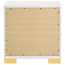 Marceline 2-drawer Nightstand Black