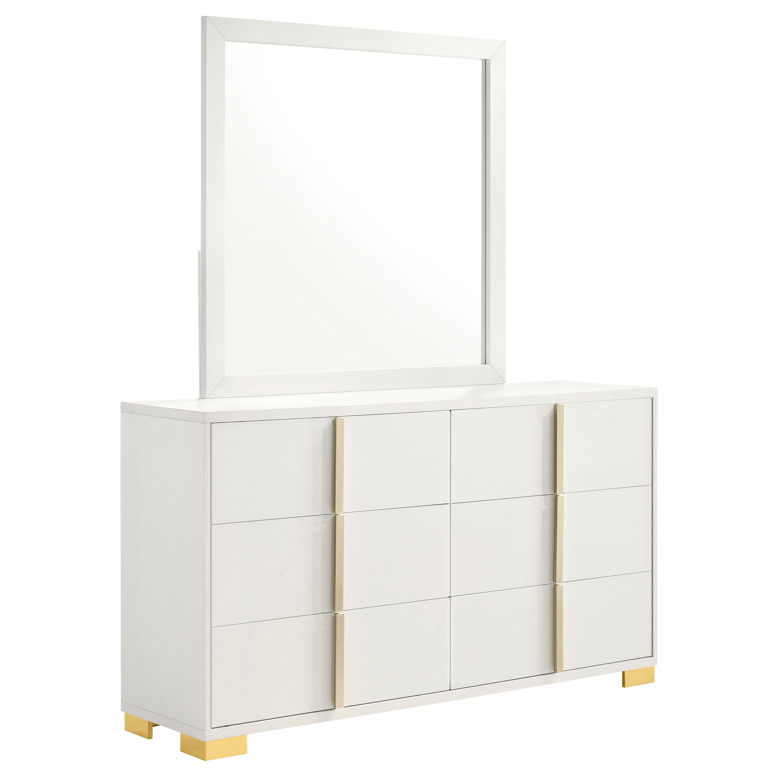 Marceline 6-drawer Dresser Black