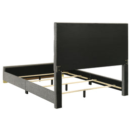 Ines Bedroom Set Grey/Navy and White High Gloss