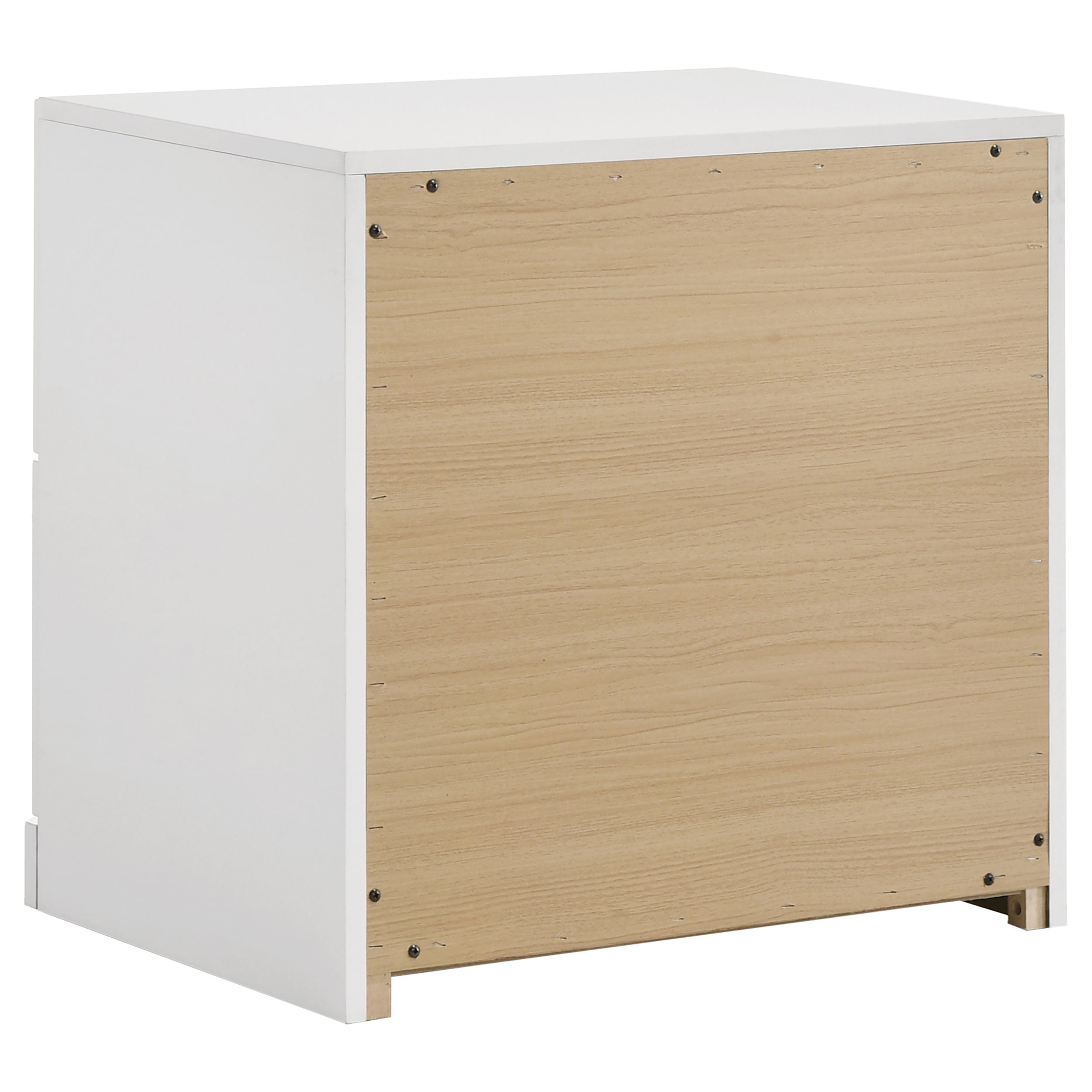 Ines Bedroom Set Grey/Navy and White High Gloss