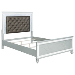 Gunnison California King Bedroom Set Silver Metallic