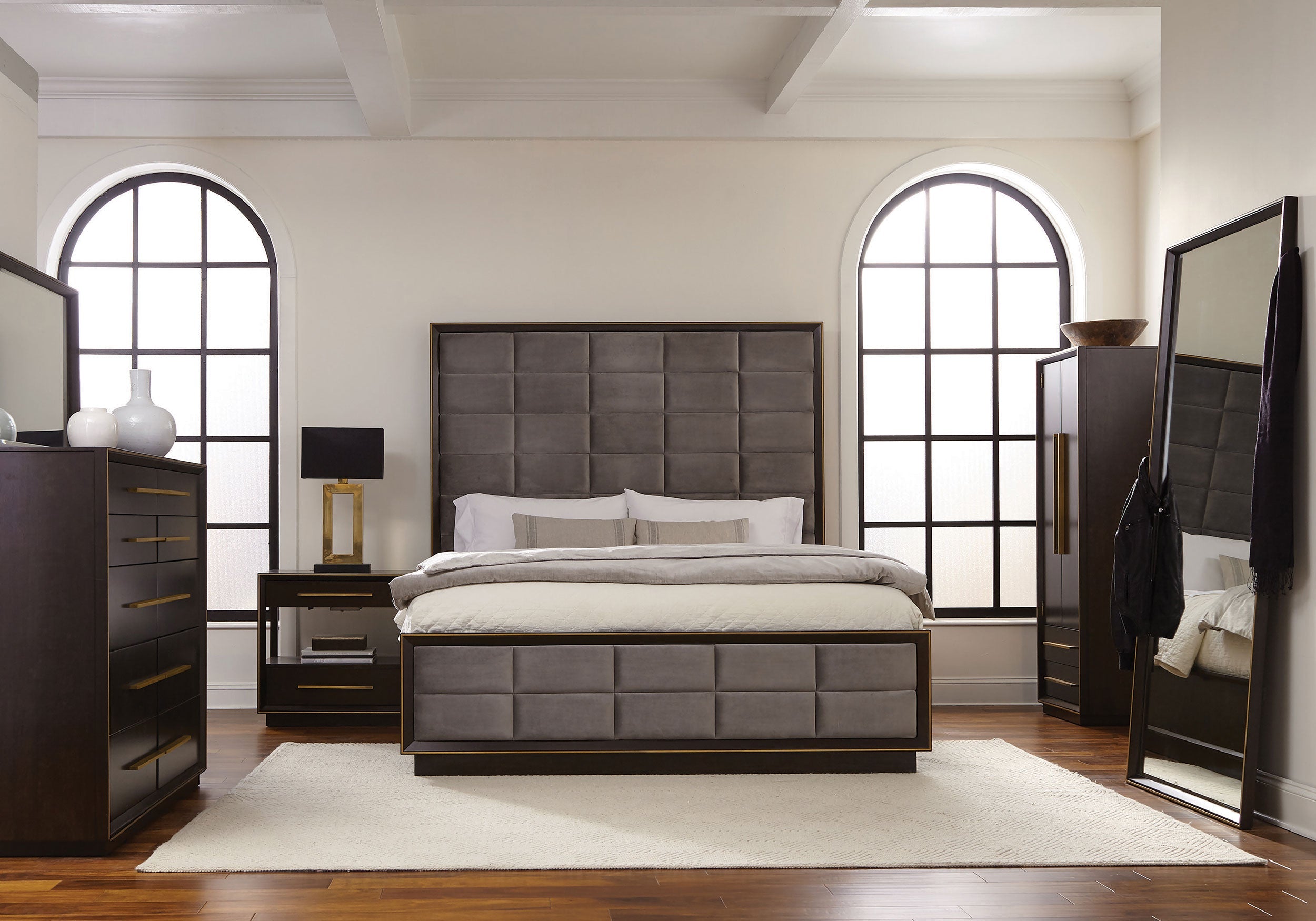 Durango California King Bedroom Set Peppercorn