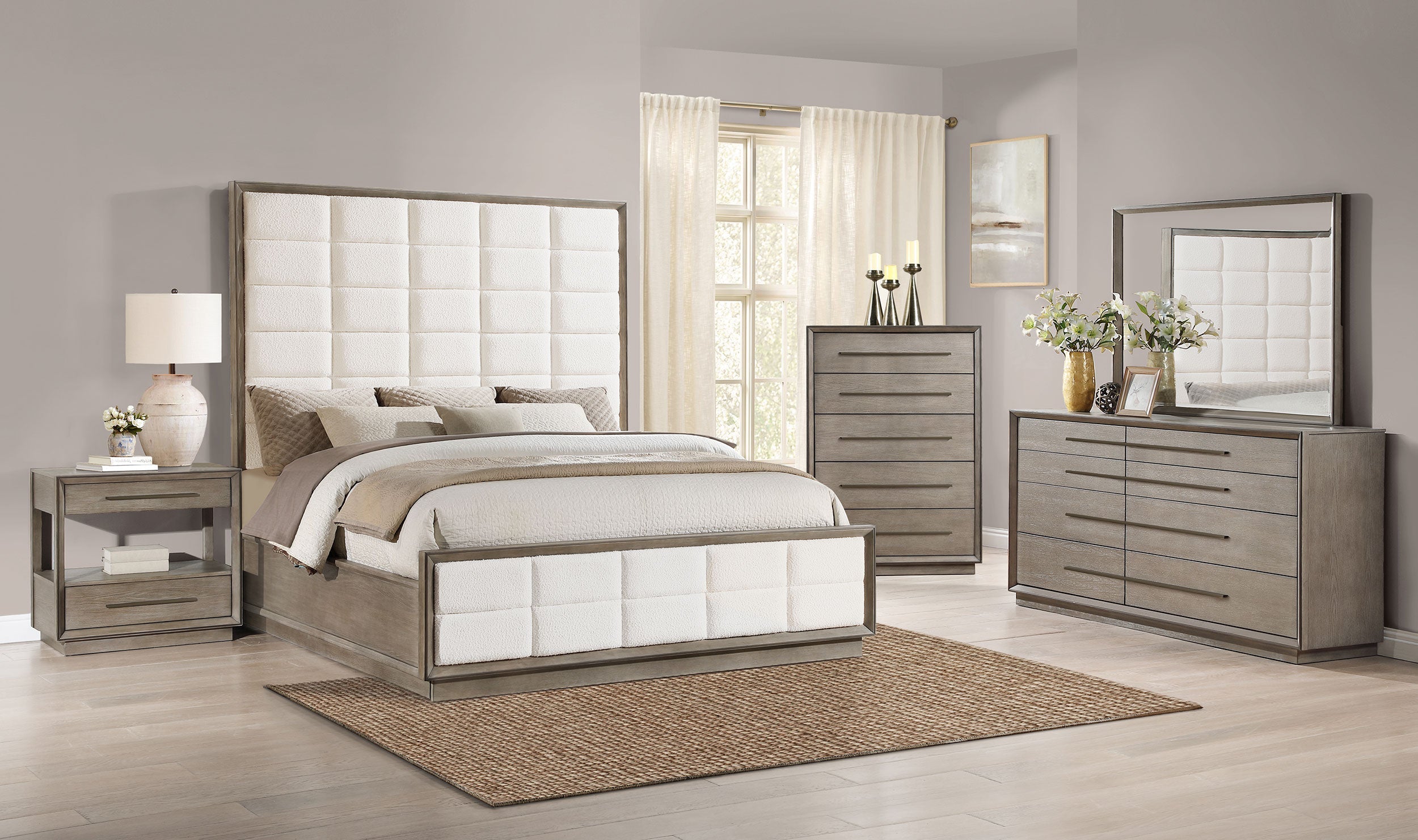 Durango California King Bedroom Set Peppercorn