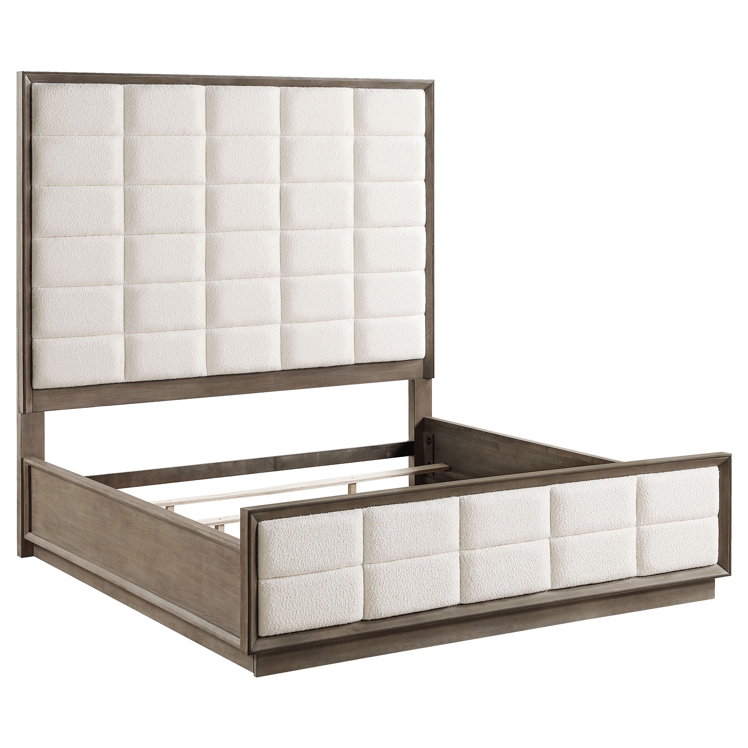 Durango 77-inch California King Panel Bed Smoked Peppercorn