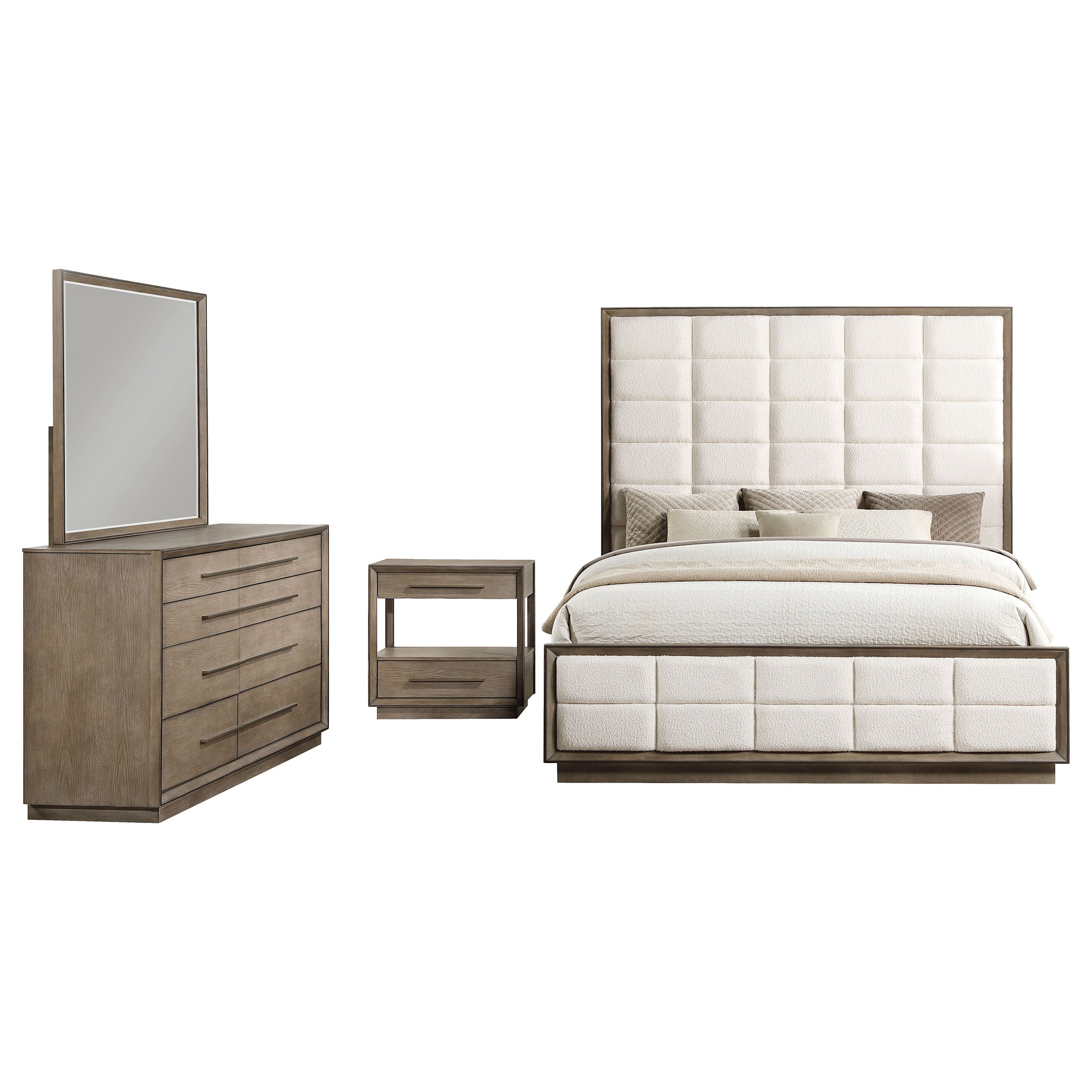 Durango California King Bedroom Set Peppercorn