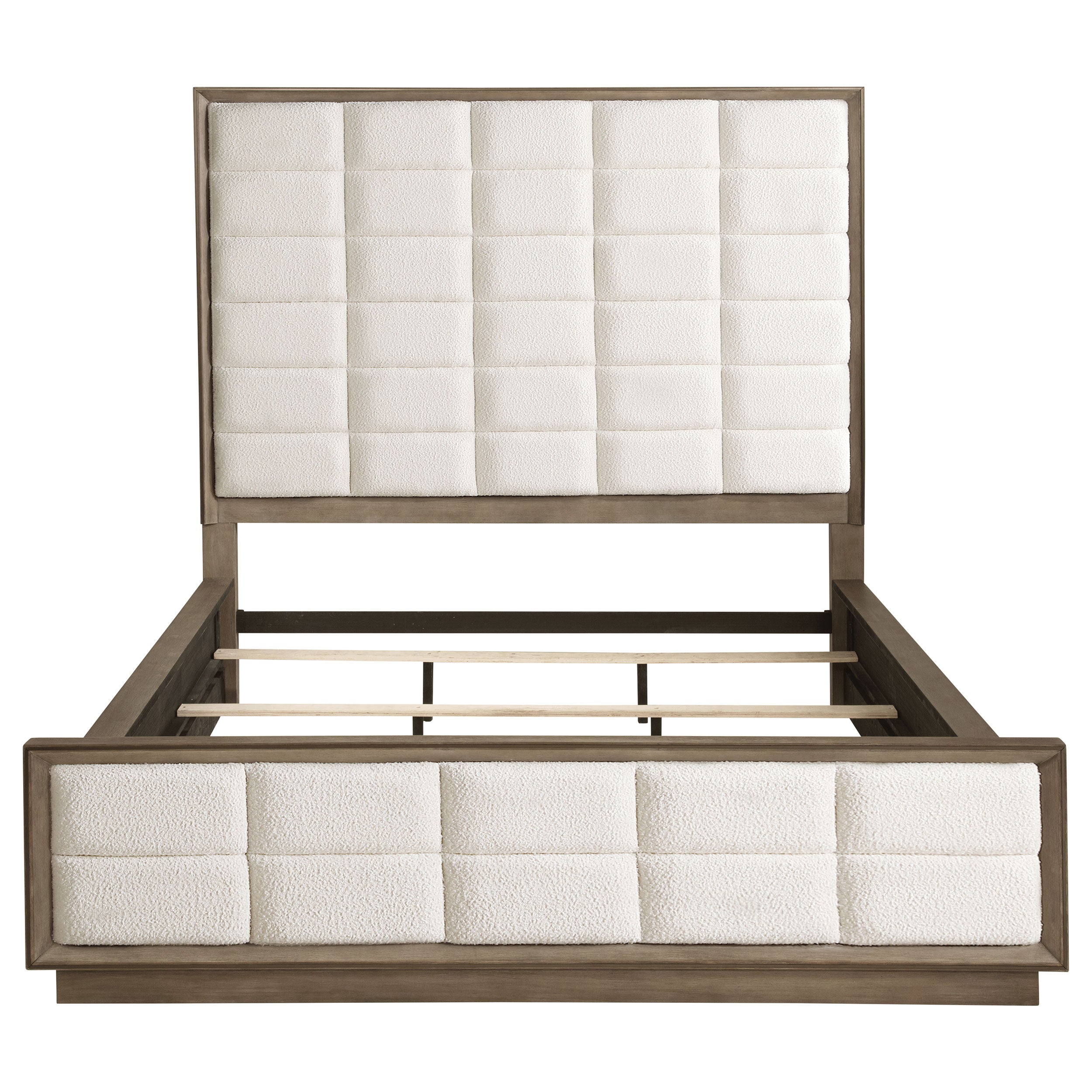Durango 77-inch California King Panel Bed Smoked Peppercorn