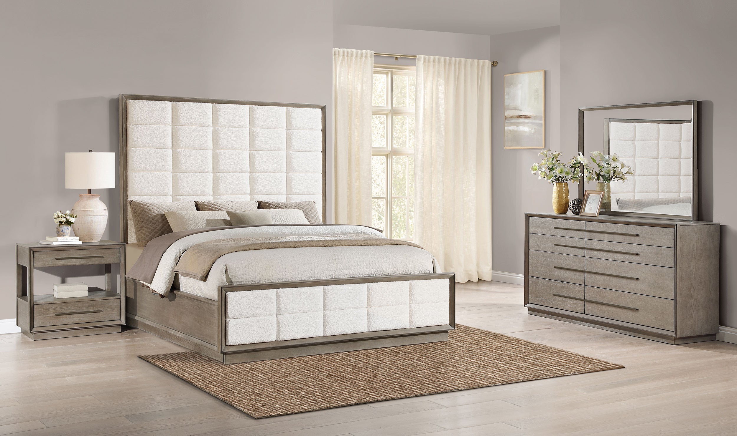 Durango California King Bedroom Set Peppercorn