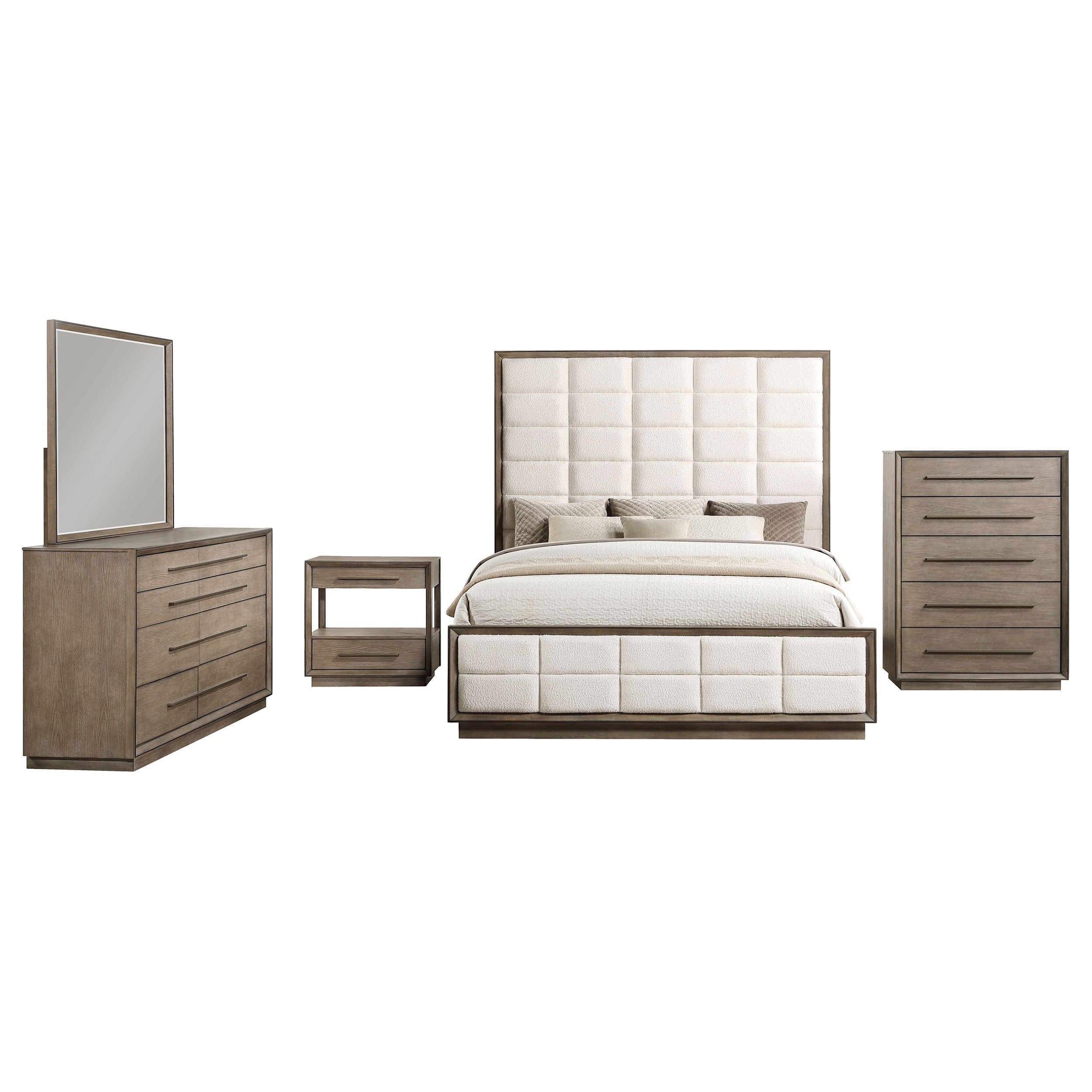 Durango California King Bedroom Set Peppercorn