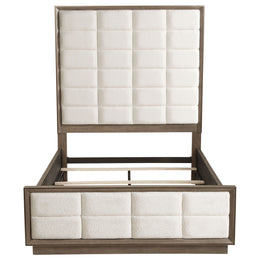 Durango 77-inch California King Panel Bed Smoked Peppercorn