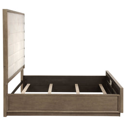 Durango 77-inch California King Panel Bed Smoked Peppercorn