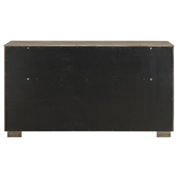 Durango 8-drawer Dresser and Mirror Taupe Oak