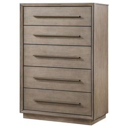 Durango 5-drawer Bedroom Chest Smoked Peppercorn