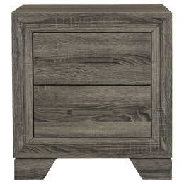 Wright California King Bedroom Set Brown Oak
