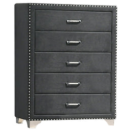 Melody California King Bedroom Set Grey