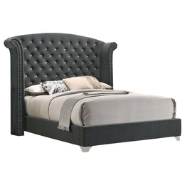Melody California King Bedroom Set Grey