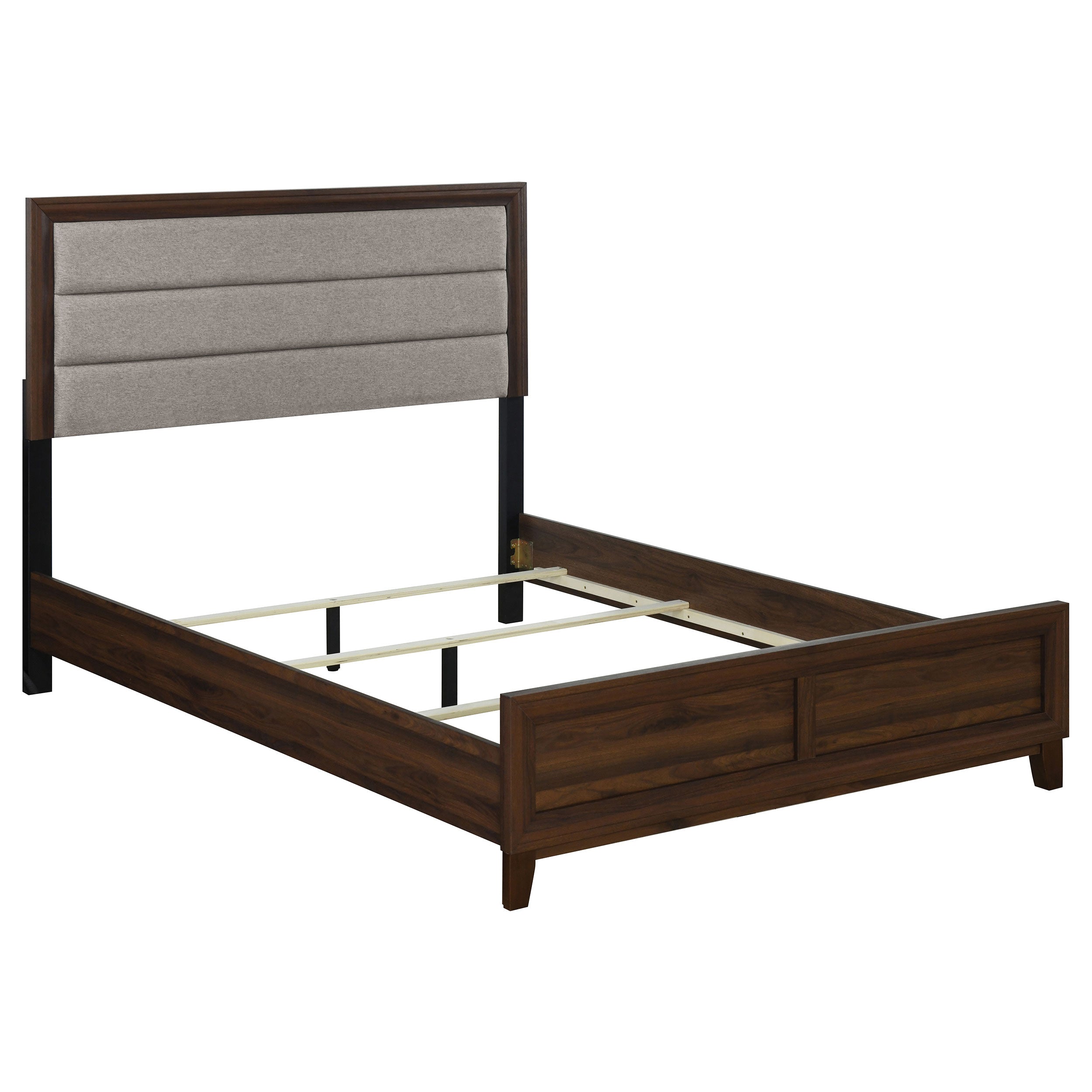 Welsley California King Bedroom Set Walnut