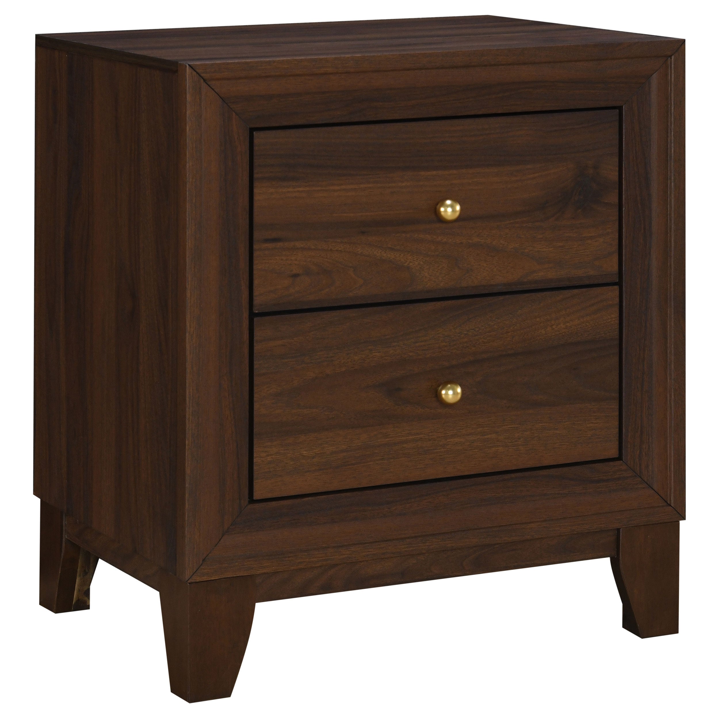 Welsley California King Bedroom Set Walnut