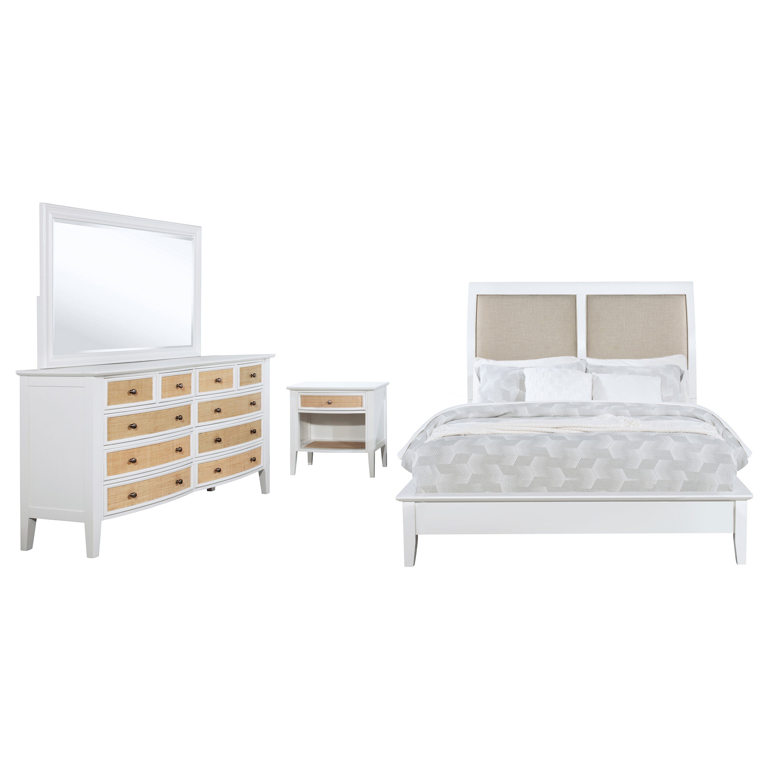 Bexhill California King Bedroom Set White