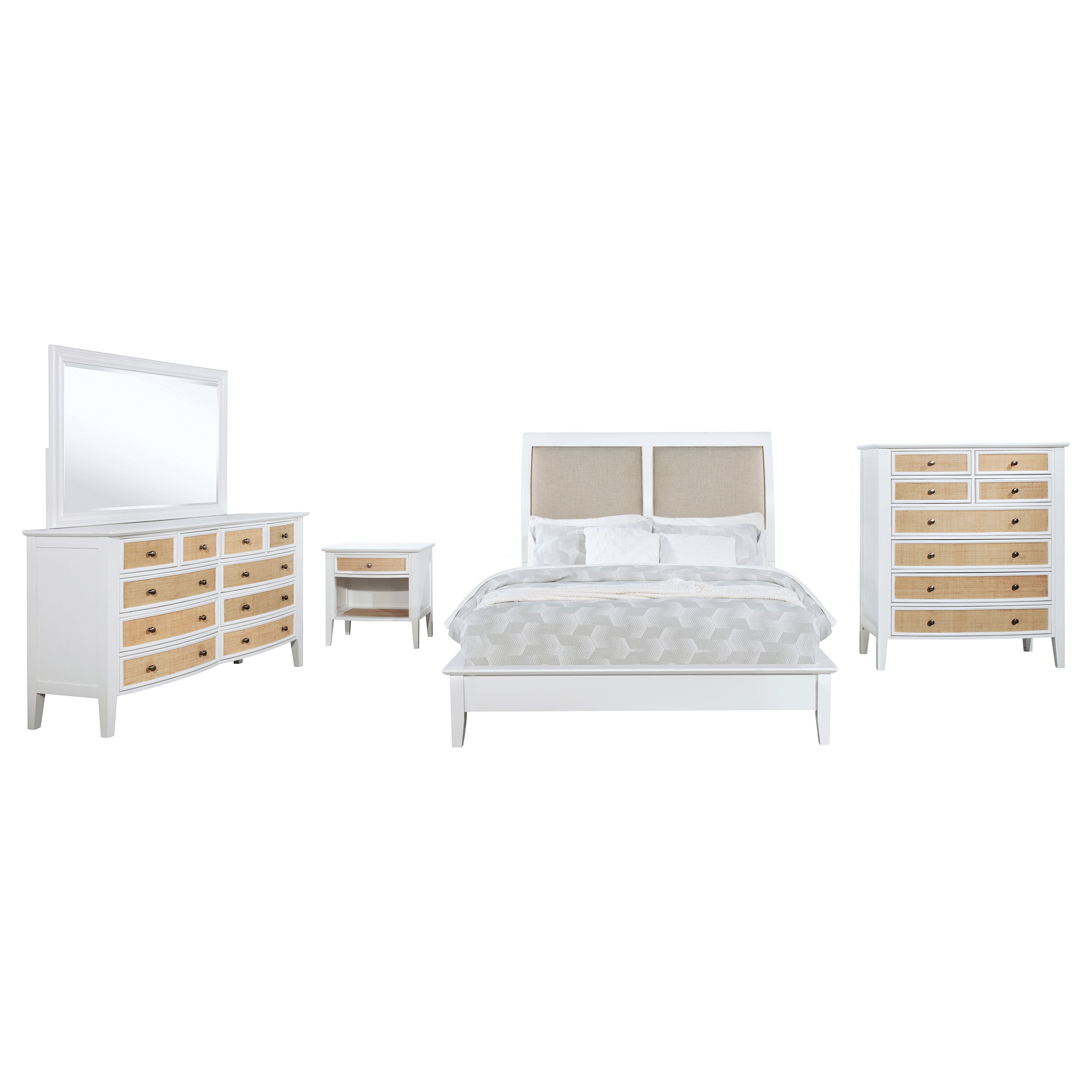 Bexhill California King Bedroom Set White