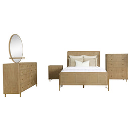 Arini Bedroom Set Black and Natural