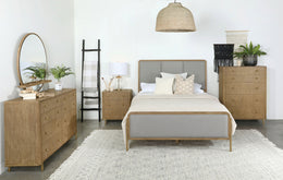 Arini Bedroom Set Black and Natural