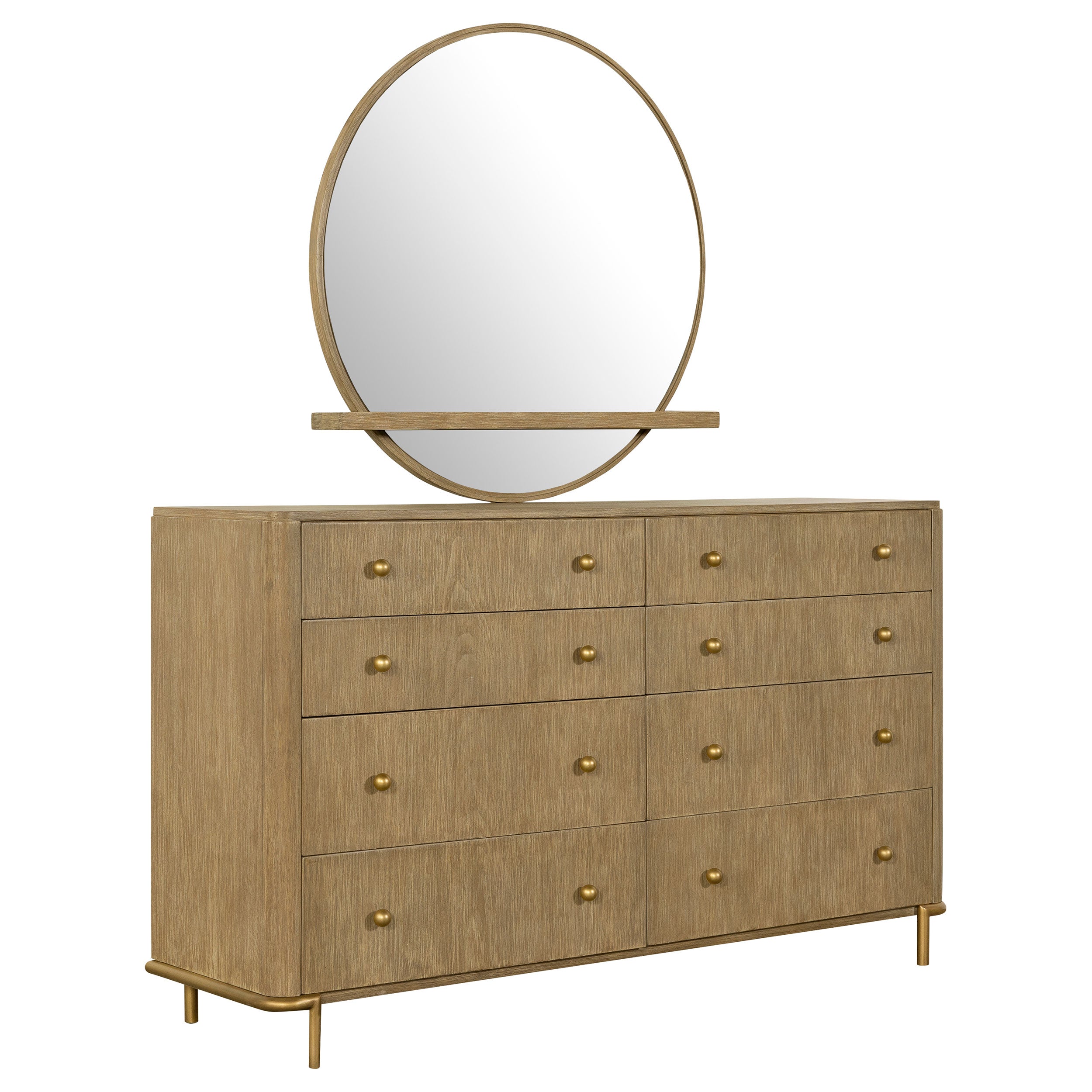 Arini 8-drawer Dresser Black