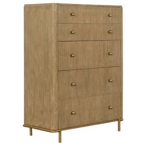 Arini 5-drawer Bedroom Chest Black