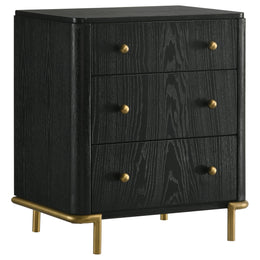Arini Bedroom Set Black and Natural