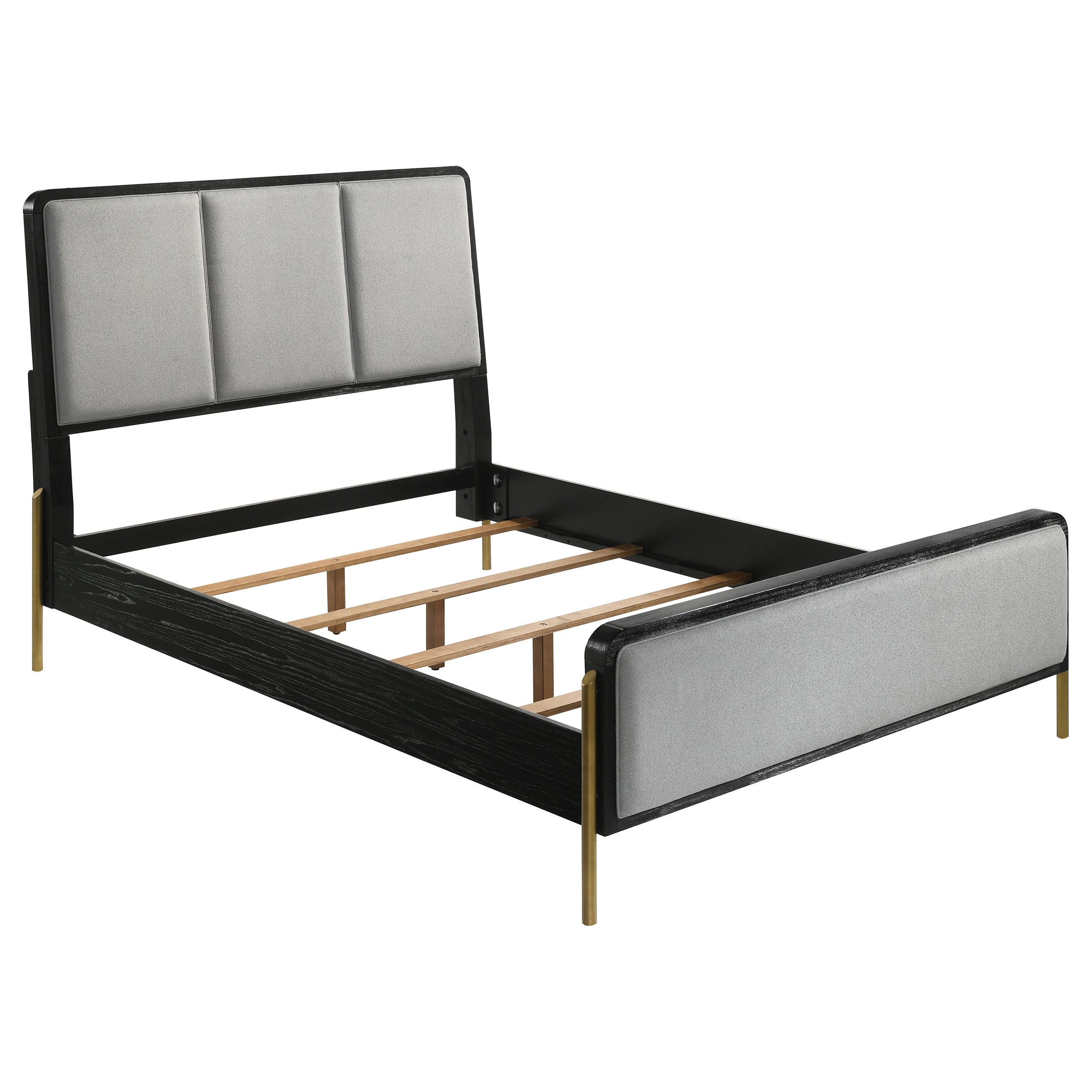 Arini RattanPanel Bed Sand Wash and Natural