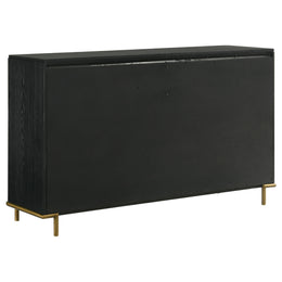 Arini Bedroom Set Black and Natural