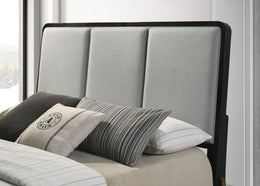 Arini RattanPanel Bed Sand Wash and Natural