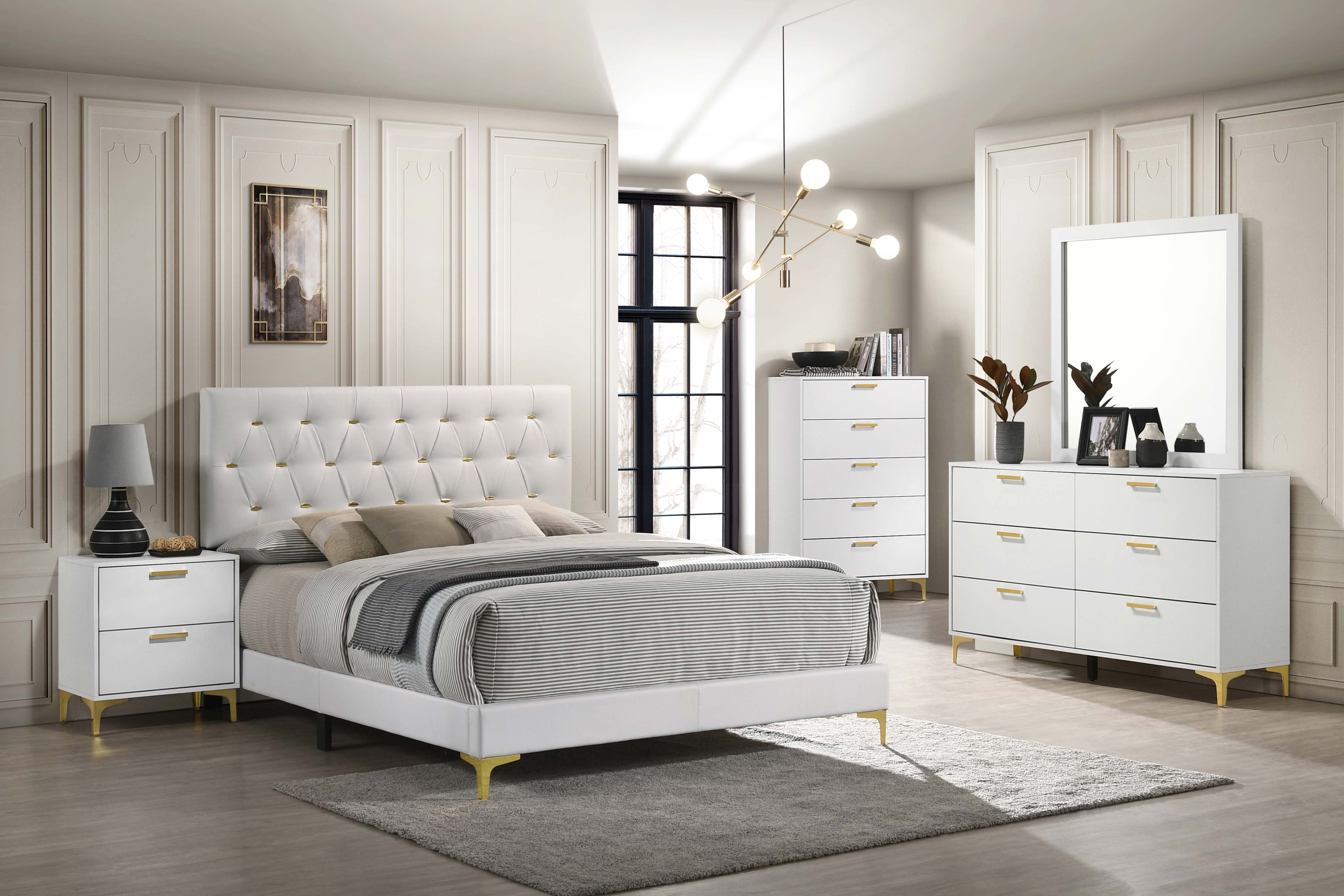 Kendall California King Bedroom Set Black
