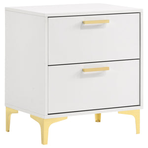 Kendall 2-drawer Nightstand Black