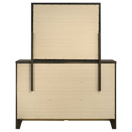 Wilkes 6-drawer Dresser and Mirror Dark Cocoa