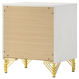 Lucia 2-drawer Nightstand Bedside Table Black