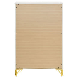 Lucia 5-drawer Bedroom Chest of Drawers Black