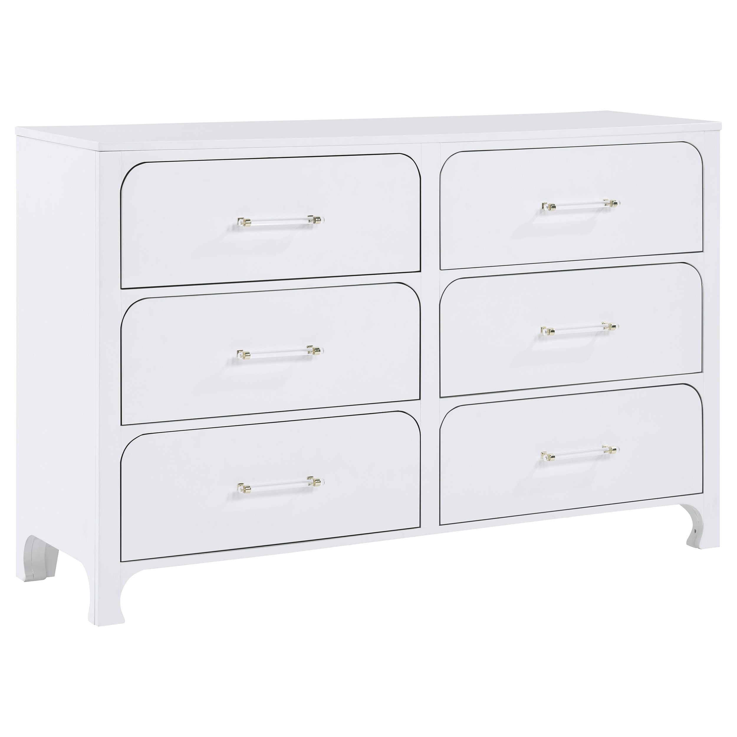 Anastasia Bedroom Set Pearl White