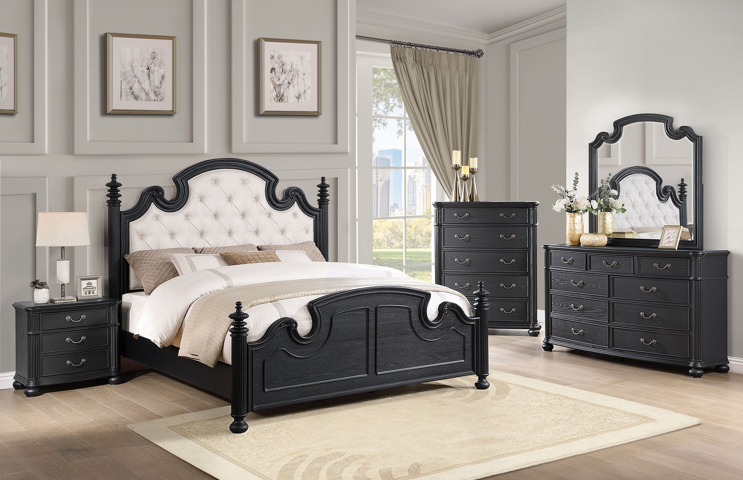 Celina Bedroom Set Black