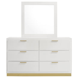 Caraway 6-drawer Dresser Black