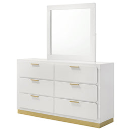 Caraway 6-drawer Dresser Black
