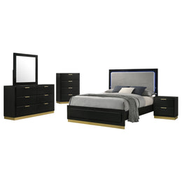Caraway California King Bedroom Set Black