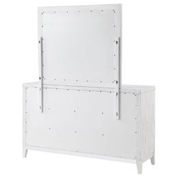 Marielle 6-drawer Bedroom Dresser Distressed White