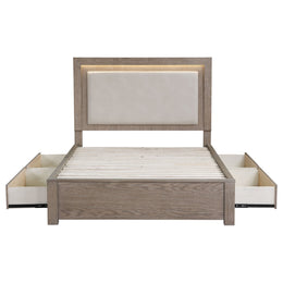 Kenora California King Bedroom Set Barley Brown