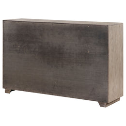 Kenora 6-drawer Dresser and Mirror Barley Brown