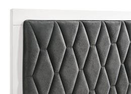 Sonoma Upholstered Wingback Bed Beige