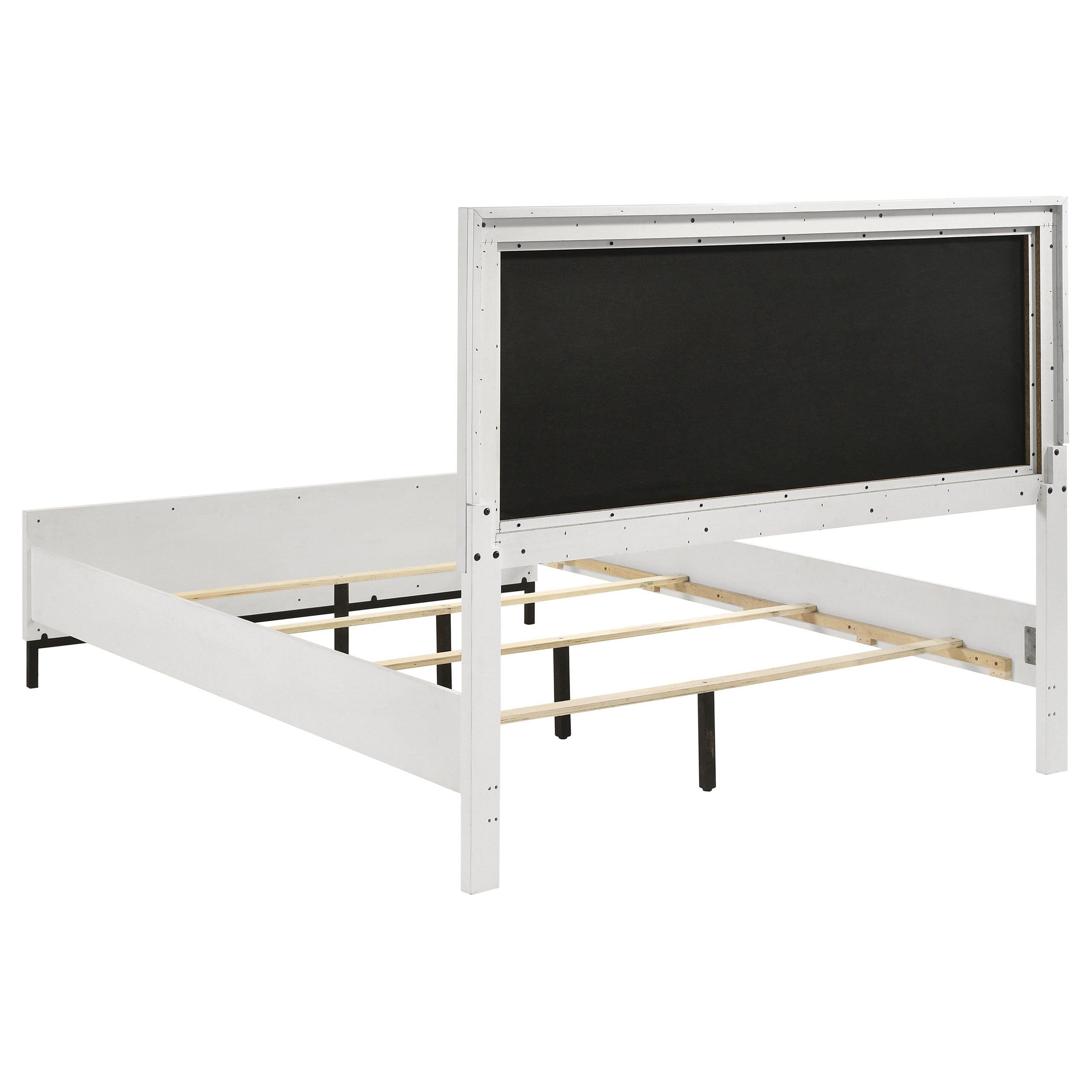 Sonoma Upholstered Wingback Bed Beige