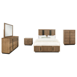Terrace California King Bedroom Set Ash Brown