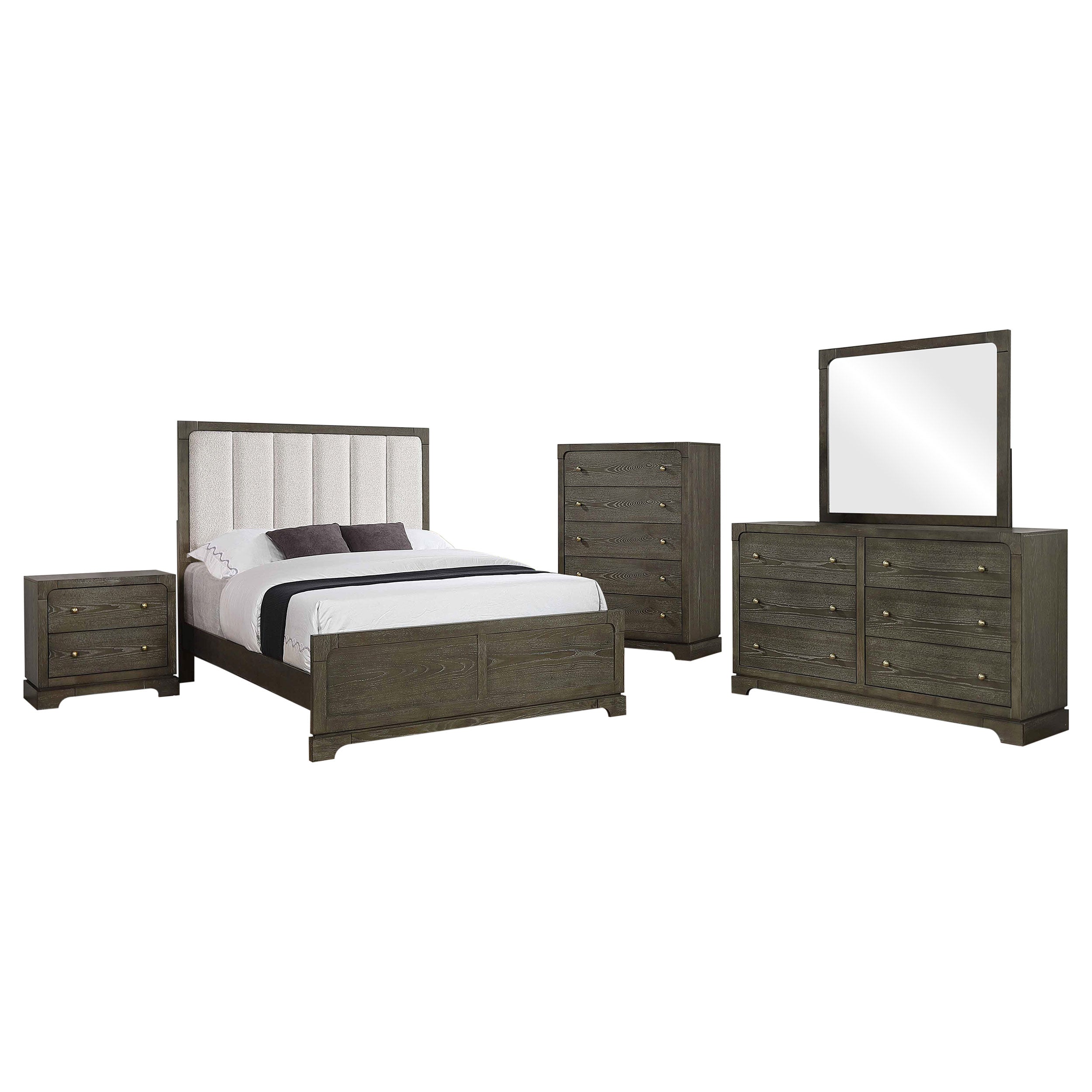Gran Park California King Bedroom Set Dark Cocoa