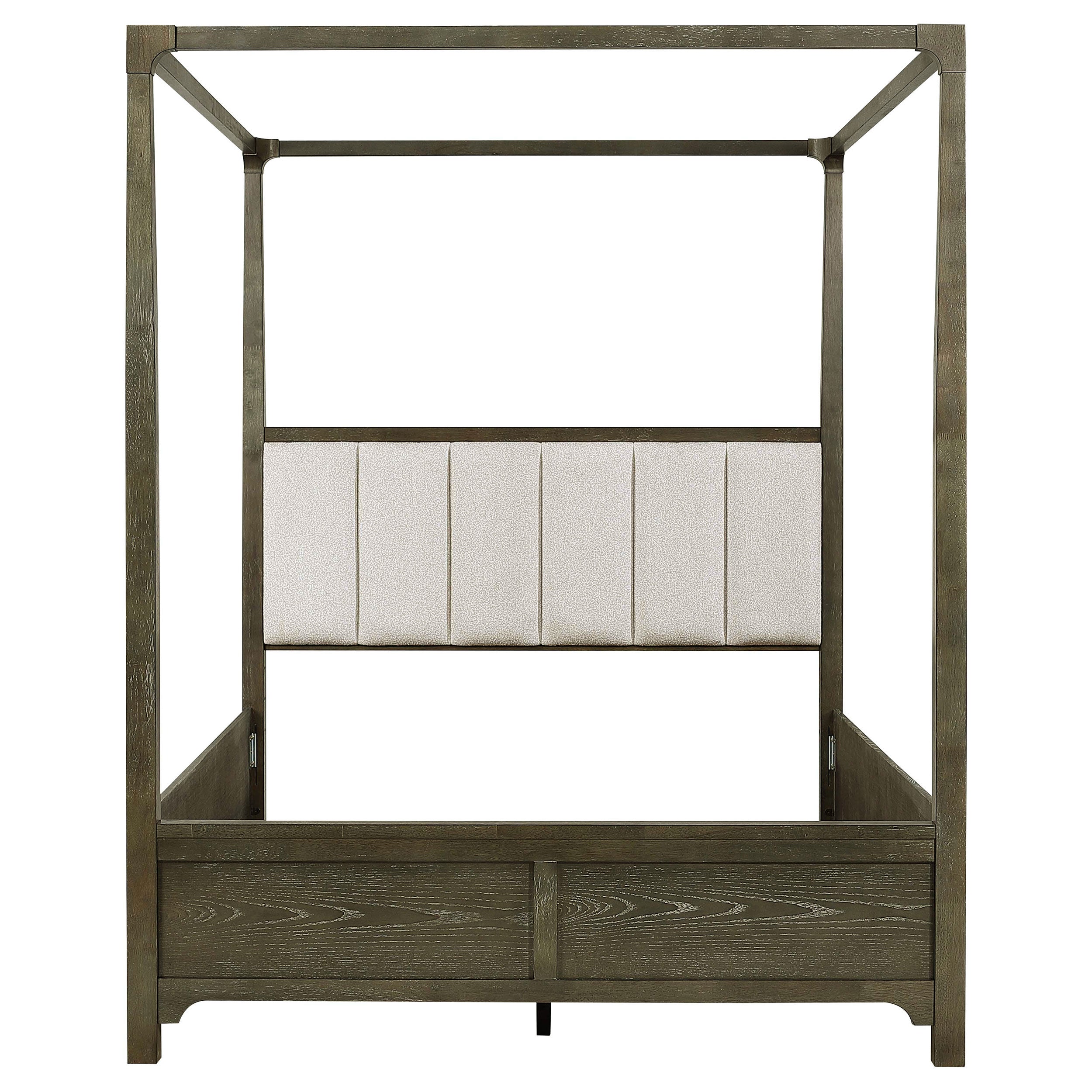 Gran Park California King Four Poster Canopy Bed Dark Cocoa
