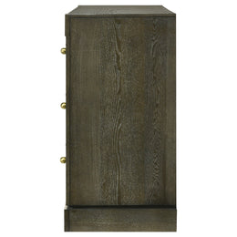 Gran Park 6-drawer Dresser and Mirror Dark Cocoa